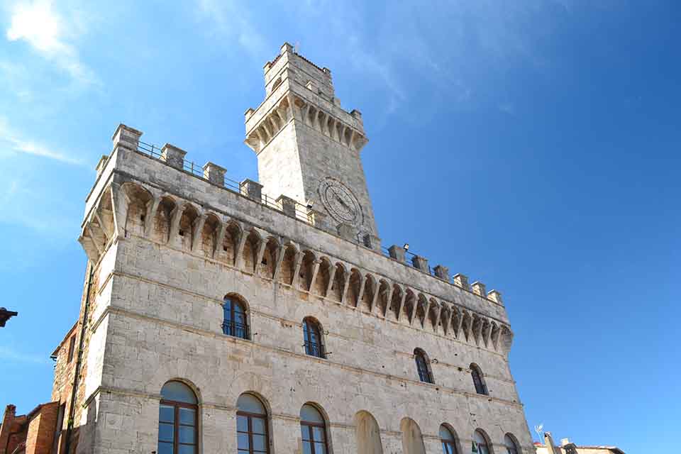 Hill-top town of Montepulciano Hill-top town of Montepulciano